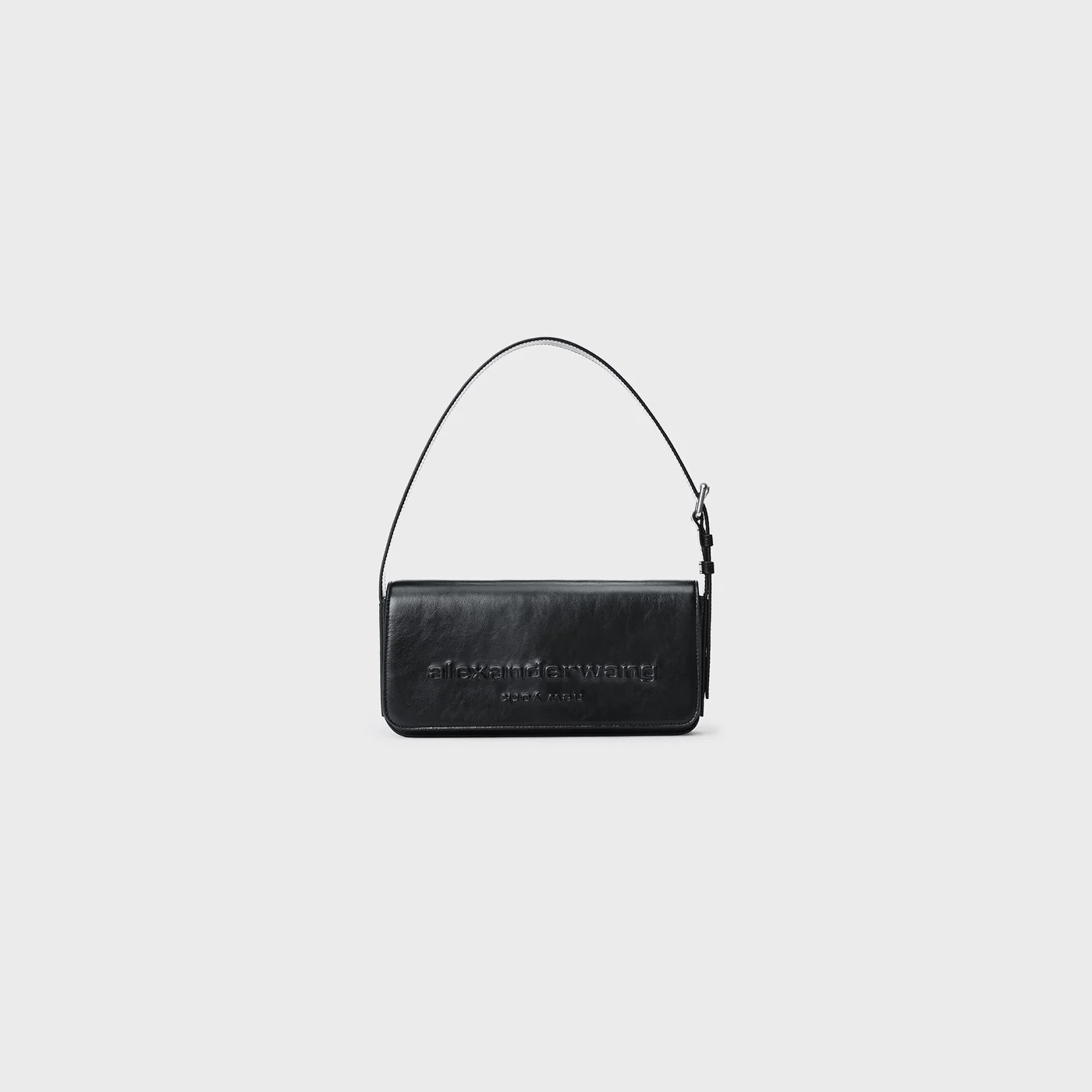 Alexander Wang Punch Flap Shoulder Bag - Black